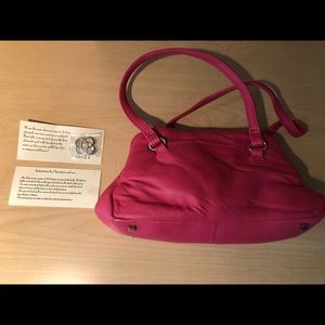 Solas pink leather light up purse /BNWT